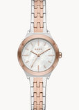 DKNY PARSONS PEARL WHITE DIAL ROSE GOLD STAINLESS BRACELET NY2978