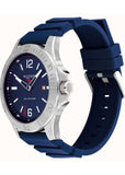 TOMMY HILFIGER RYAN BLUE DIAL BLUE SILICONE BAND 1791991