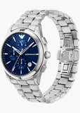 EMPORIO ARMANI PAOLO BLUE DIAL CHRONOGRAPH STAINLESS STEEL AR11528