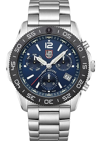 LUMINOX PACIFIC DIVER BLUE DIAL CHRONOGRAPH STAINLESS STEEL XS.3144