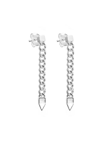 STOLEN GIRLFRIENDS CLUB HANGING CURB SPIKE EARRINGS JWL3-23-39