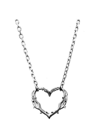 STOLEN GIRLFRIENDS CLUB ENTWINED HEARTS OXIDISED NECKLACE JWL24-HB-3