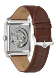 BULOVA SUTTON GENTS AUTOMATIC BROWN LEATHER 96A268
