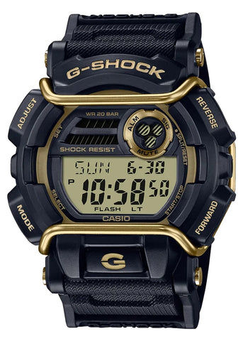 CASIO G-SHOCK DIGITAL BLACK & GOLD GD400GB-1B2