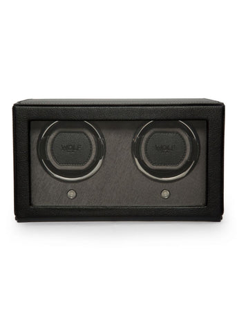 WOLF DOUBLE CUB AUTOMATIC WATCH WINDER BLACK 461203