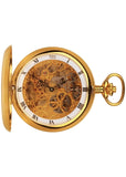 ROYAL LONDON POCKET WATCH MECHANICAL GOLD CASE 90016.02